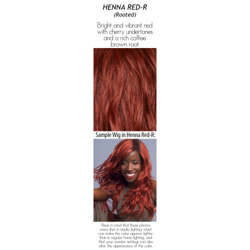  
Shades: Henna Red-R (Rooted)